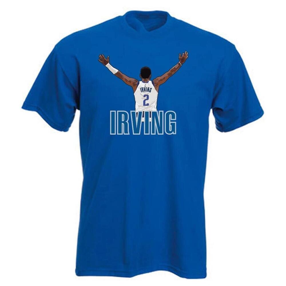 Kyrie Irving Dallas Mavericks Mavs Pic Long Short Sleeve T-Shirt